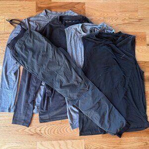 Rare - Mens Small Hill City Athletic Bundle - 4 shirts, 1 pair joggers